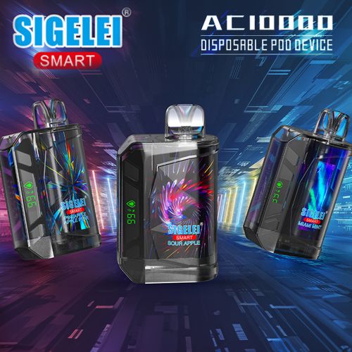 Sigelei Smart AC10000 Puffs Disposable - Display of 5