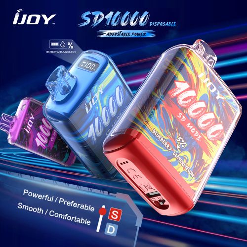 iJoy Bar SD10000 Puffs Disposable - Display of 5