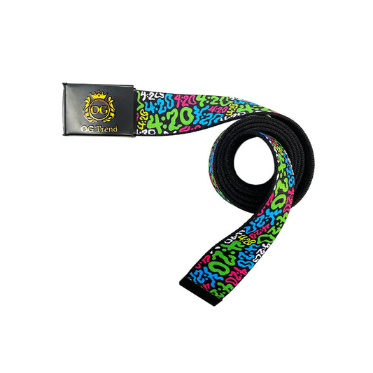 Unisex Belt One Size All - 420 Prints