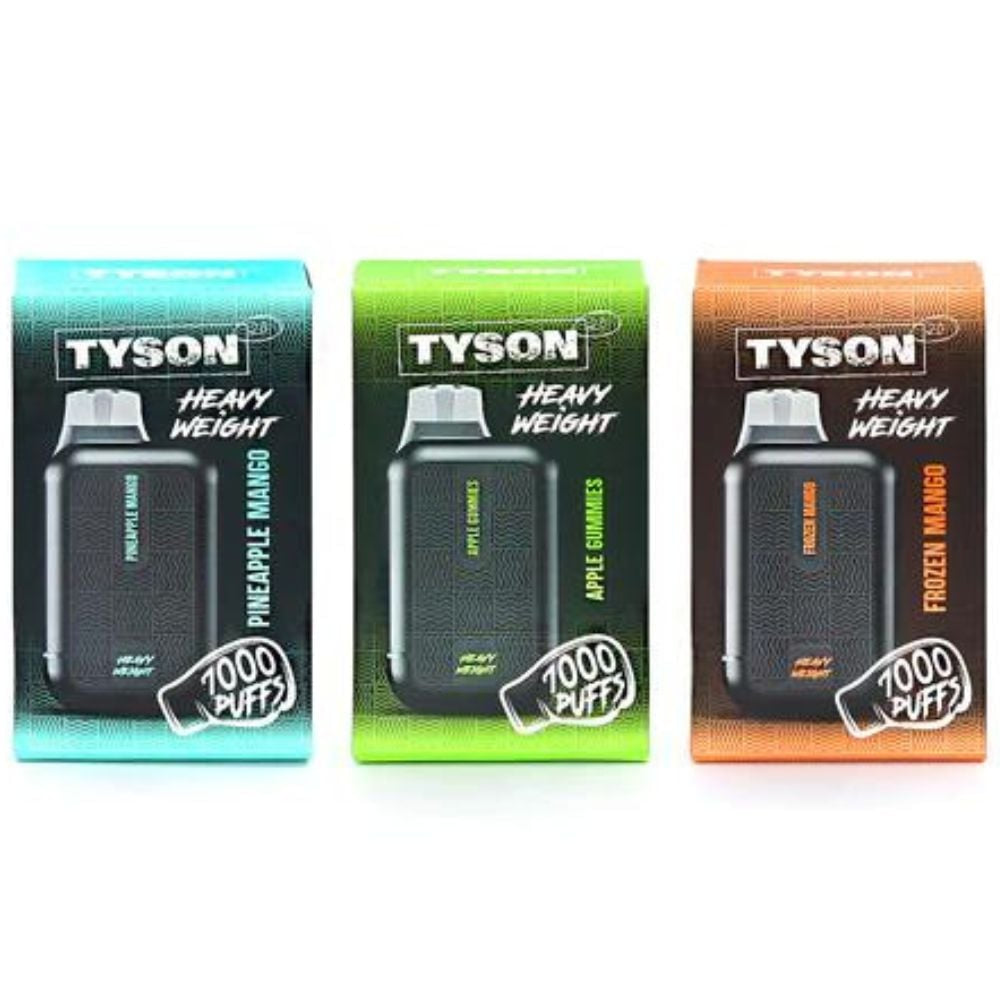 Tyson 2.0 Heavyweight Disposable Vape 7000 Puffs 10-Pack