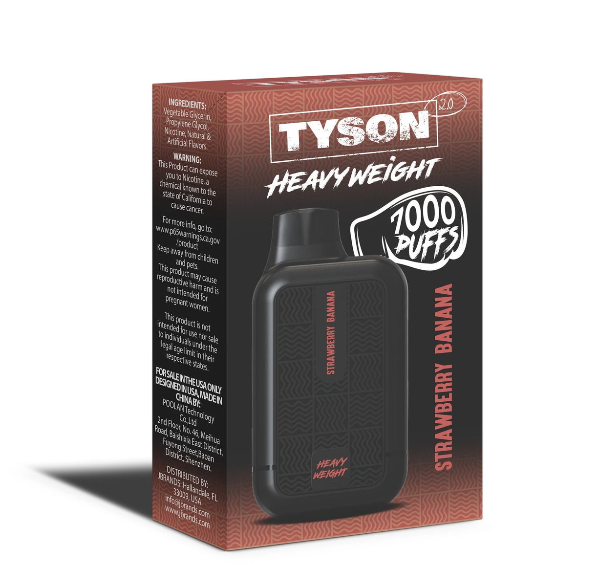 Tyson 2.0 Heavyweight Disposable Vape 7000 Puffs 10-Pack