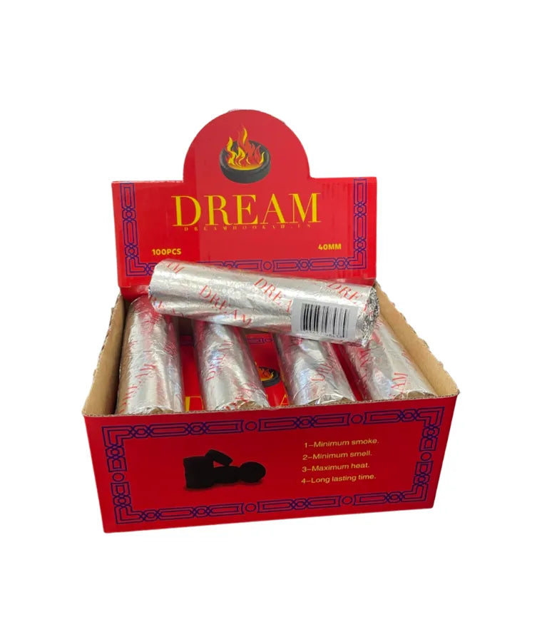 Dream Hookah Quick Light Charcoal 40mm