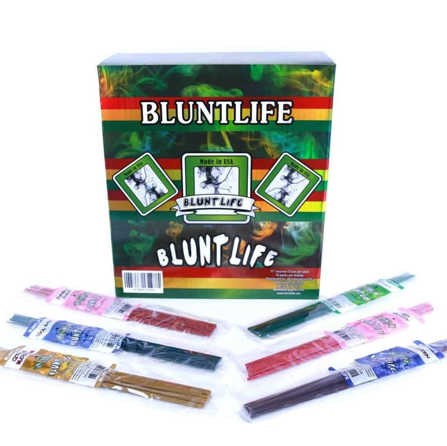 Blunt Life Hand-Dipped Incense Display 12-72 Count